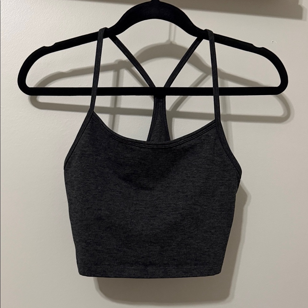 Aerie Offline Grey The Hugger Crop Top